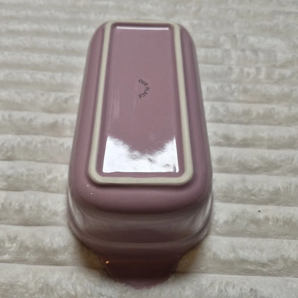 Our Place Ceramic Baking Dish Set 3 Piece Lavender Rectangular Stoneware